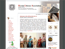Tablet Screenshot of keralalibraryassociation.org